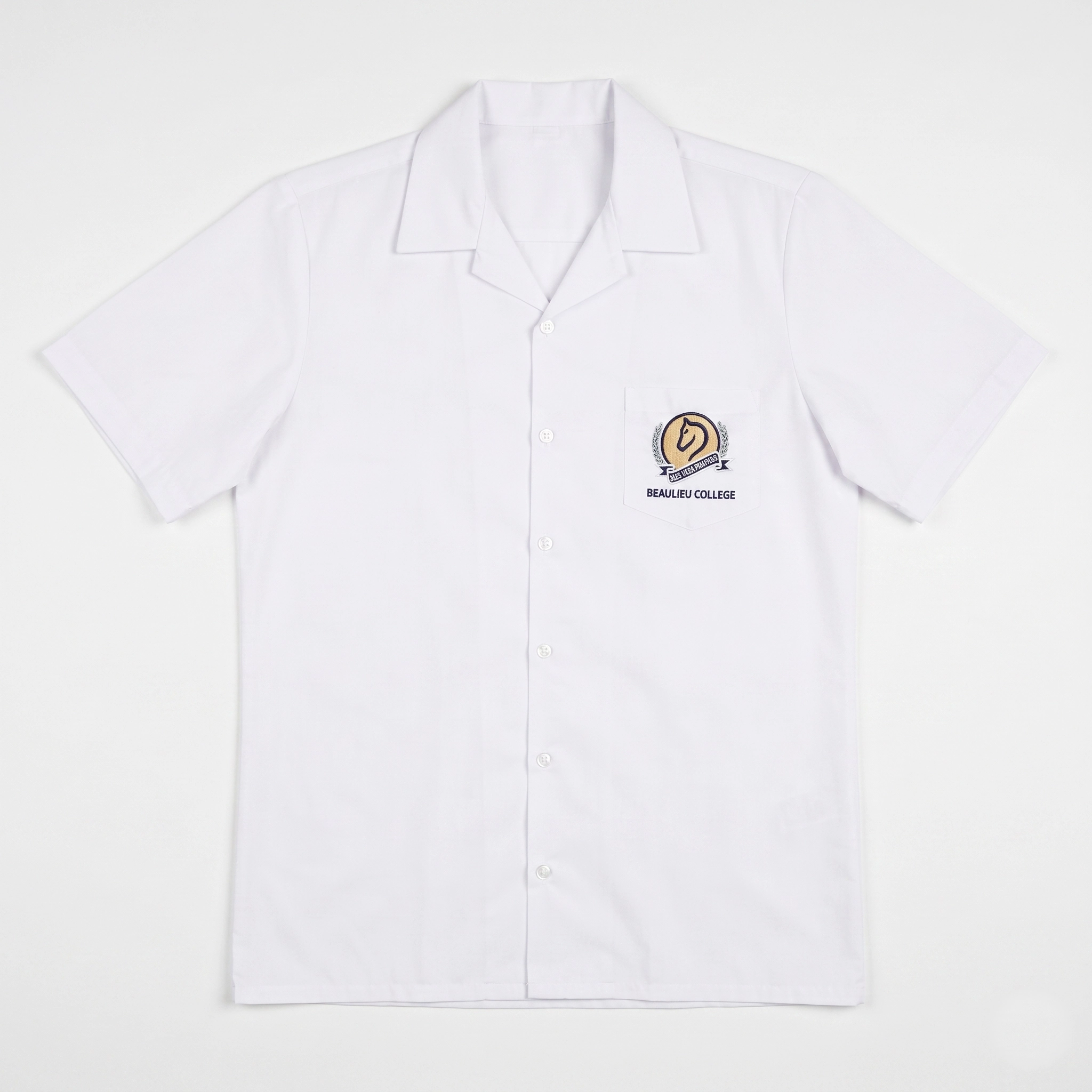 BC WHITE SHIRT BOYS 92 Boys Short Sleeve Shirt - Image 1
