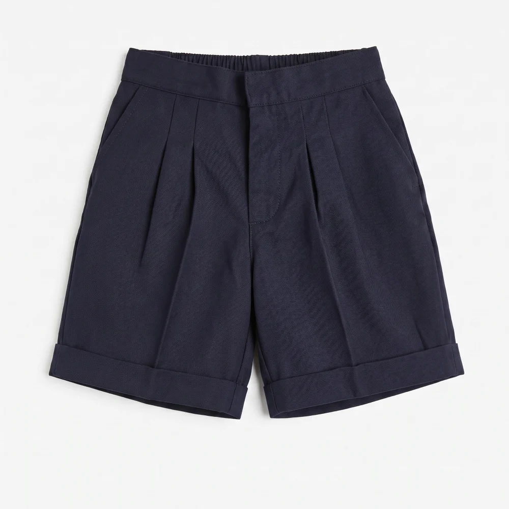 Navy Bermuda shorts