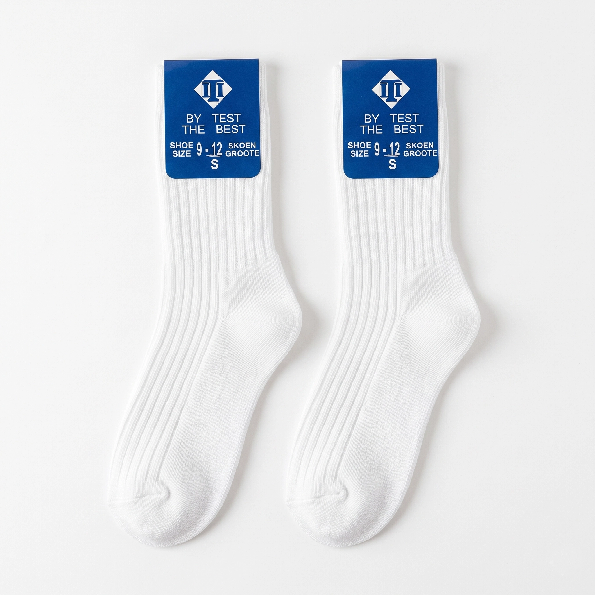 BPS SOCKS WHITE 9-12 White Socks - Image 1