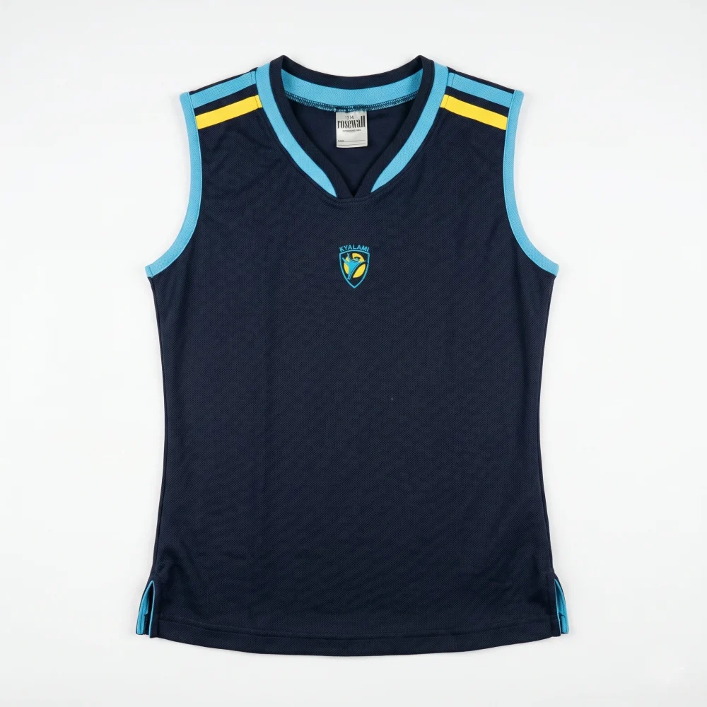 Girls Sports Top Navy
